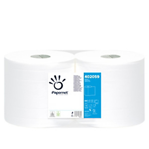 PAPERNET Bobina asciugatutto Special - 2 veli - microgoffrata - diametro 27 cm - 18 gr - 30,5x26 cm - bianco PAPERNET Bobina asciugatutto Special - 2 veli - microgoffrata - diametro 27 cm - 18 gr - 30,5x26 cm - bianco