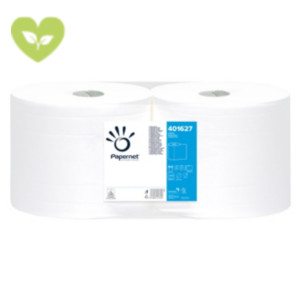 PAPERNET Bobina industriale, Pura Cellulosa, 2 veli, 1.500 strappi, Bianco (confezione 2 rotoli) PAPERNET Bobina industriale, Pura Cellulosa, 2 veli, 1.500 strappi, Bianco (confezione 2 rotoli)