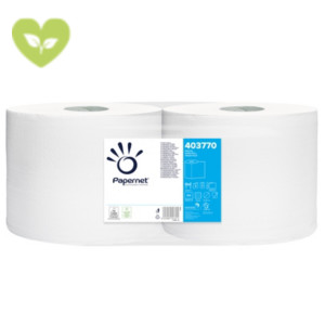 PAPERNET Bobina industriale, Pura Cellulosa, 2 veli, 816 strappi, Bianco (confezione 2 rotoli) PAPERNET Bobina industriale, Pura Cellulosa, 2 veli, 816 strappi, Bianco (confezione 2 rotoli)