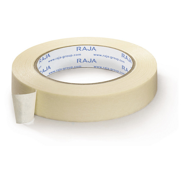 Papier adhésif de masquage RAJA 60°C 19 mm x 50 m - 1