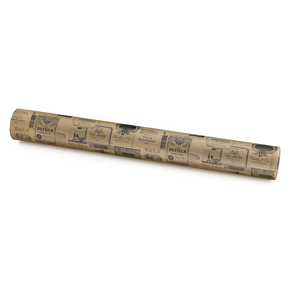 Papier cadeau kraft caviste 100% recyclé 69 cm x 50 m - 1