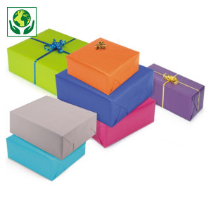 Papier cadeau kraft lumière Papier cadeau kraft lumière