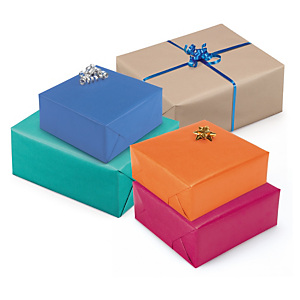 Papier cadeau kraft lumière Papier cadeau kraft lumière