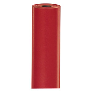 Papier cadeau kraft rouge 0,7 x 100 m