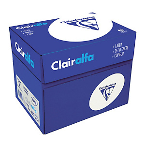 Papier Clairalfa Box 2500 feuilles A4 80g Papier Clairalfa Box 2500 feuilles A4 80g