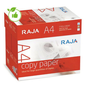 Papier économique blanc Raja Copy A4 80g, boite 2500 feuilles