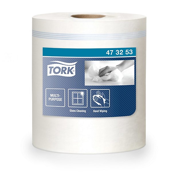 Papier d'essuyage Tork, 1 épaisseur - 4