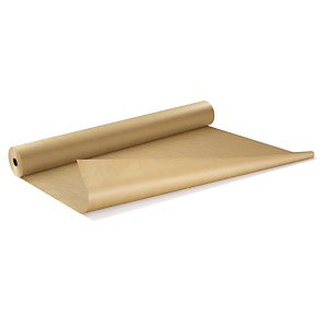 Papier kraft naturel en rouleau RAJA Super Qualité haute résistance 125 g/m? en rouleau 175 m x100 c