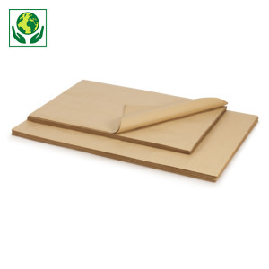 Papier kraft recyclé Eco Qualité standard 70 g/m² en feuille RAJA Papier kraft recyclé Eco Qualité standard 70 g/m² en feuille RAJA