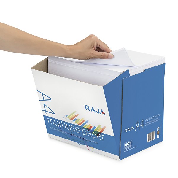 Papier multifonction A4 80g en boîte de 2500 feuilles RAJA - 2