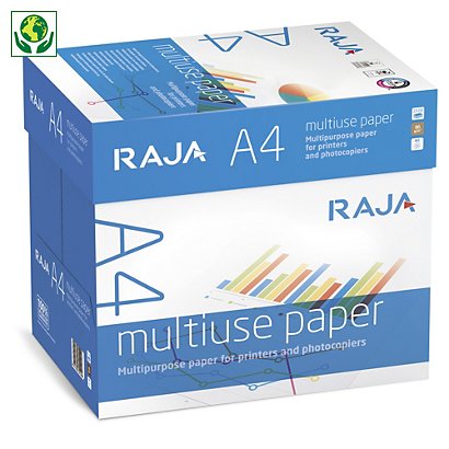 Papier multiusage A4 80 g en boîte de 2500 feuilles RAJA