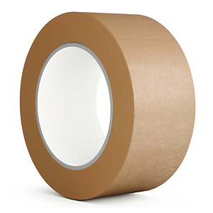 Papier-Packband RAJA Standardqualität 62 g/m², 50 mm x 50 m, braun