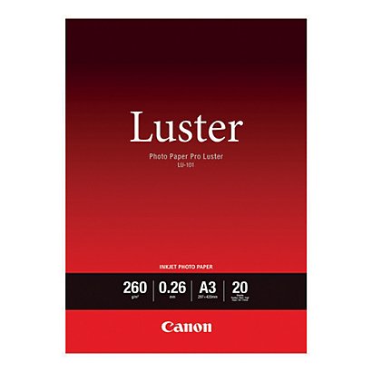 Papier photo Canon Pro Luster LU-101 A3
