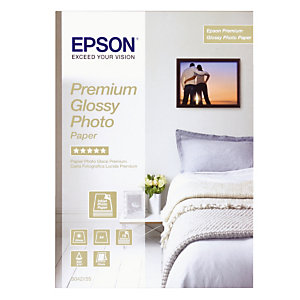 Papier photo Epson Premium S042155 A4 255g jet d'encre, pochette 15 feuilles
