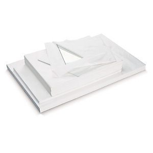 Papier de soie blanc en rame 50x65 cm