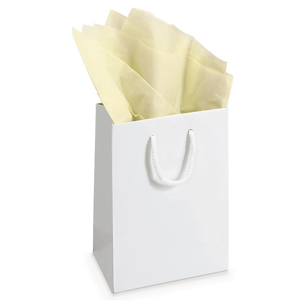 Papier de soie en rame ivoire 50 x 75 cm - 1