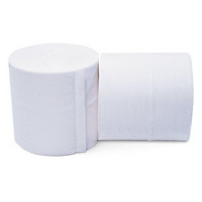 Papier toilette compact sans mandrin - 24 rouleaux - Blanc