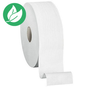 Papier toilette double épaisseur Maxi Jumbo - carton 6 bobines de 380 m Papier toilette double épaisseur Maxi Jumbo - carton 6 bobines de 380 m