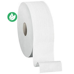 Papier toilette double épaisseur Maxi Jumbo - carton 6 bobines de 380 m