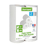 Papier toilette grande autonomie Bernard, 30 rouleaux Papier toilette grande autonomie Bernard, 30 rouleaux