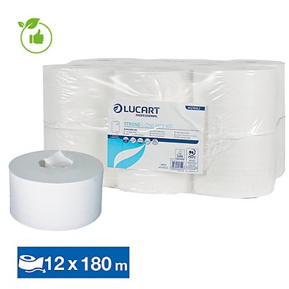 Papier toilette  Lucart Strong L- One, lot de 12 mini bobines - 1