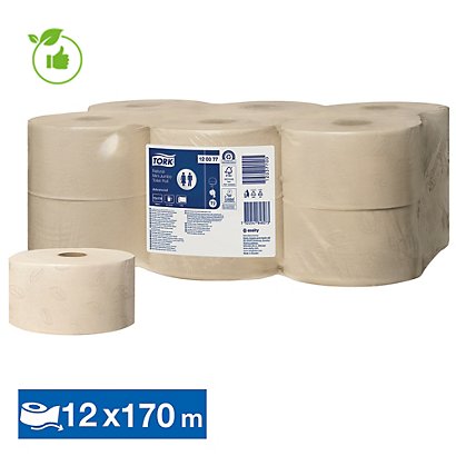 Papier toilette mini jumbo Tork Advanced, lot de 12 - 1