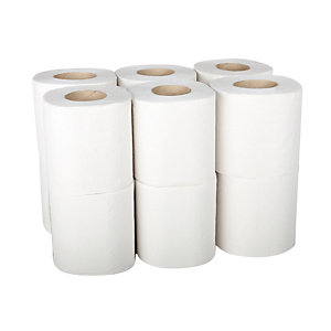Papier toilette recyclé 2 épaisseurs, lot de 96 rouleaux