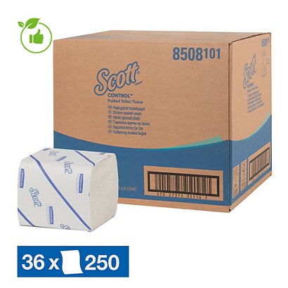 Papier toilette Scott 250 feuilles, lot de 36 paquets - 1