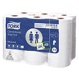 Papier toilette Tork Advanced 200, 48 rouleaux##Toiletpapier Tork Advanced 200, 48 rollen Papier toilette Tork Advanced 200, 48 rouleaux##Toiletpapier Tork Advanced 200, 48 rollen