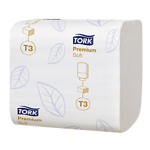Papier toilette Tork Premium Doux 252 feuilles, lot de 30 paquets