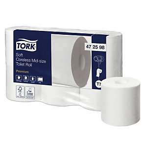 Papier toilette Tork Premium mid size XXL 2 ép, lot de 48 rouleaux
