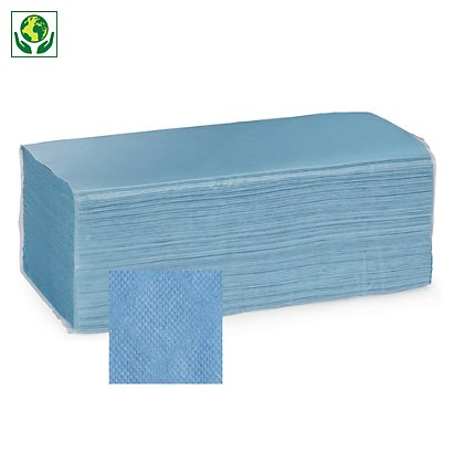 Papierhandtücher Eco, V-Falz, blau - 1