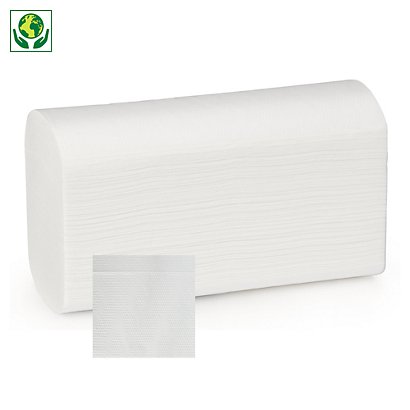 Papierhandtücher Eco, Z-Falz, weiß - 1