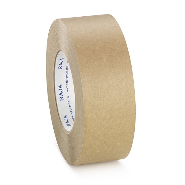 Papierová lepiaca páska 50mm, návin 50m, nápis FRAGILE, štandardná 57g/m2, hnedá, hrúbka 110µm | RAJA - 5
