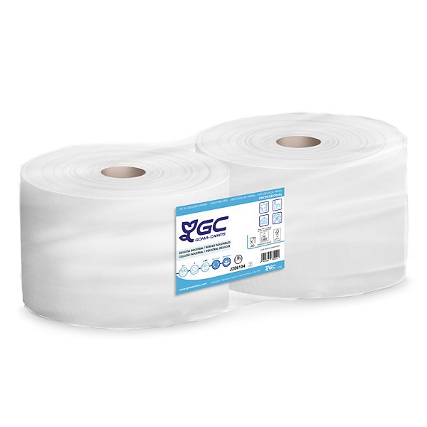 Papierové utierky v roli, dvojvrstvové, 1000 útržkov v roli | RAJA - 4