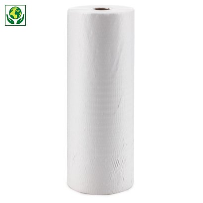 Papierrolle für GeamiV® WrapPak HV - gestanztes Kraftpapier, weiß - 1