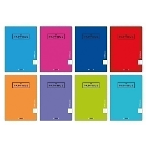 PAPYRUS Cuaderno grapado A5+ 48 hojas, 90 g, tapa de polipropileno, Liso, colores surtidos PAPYRUS Cuaderno grapado A5+ 48 hojas, 90 g, tapa de polipropileno, Liso, colores surtidos