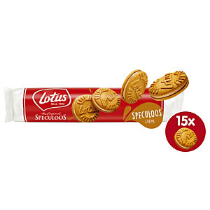 Paquet de 15 biscuits Spéculoos Original -Lotus bakeries- fourrés crème spéculoos