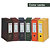 PARDO Box de 1 archivador de palanca, Folio, Lomo 70 mm, Capacidad 500 hojas, Cartón recubierto de PVC, Verde - 1