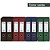 PARDO Box de 2 archivadores de palanca, Folio, Lomo 70 mm, Capacidad 500 hojas, Cartón recubierto de PVC, Verde - 1