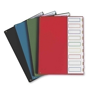 PARDO Clasificador con gomas, lomo tipo fuelle y tarjetero en portada, PVC, Folio, 9 departamentos, Rojo PARDO Clasificador con gomas, lomo tipo fuelle y tarjetero en portada, PVC, Folio, 9 departamentos, Rojo