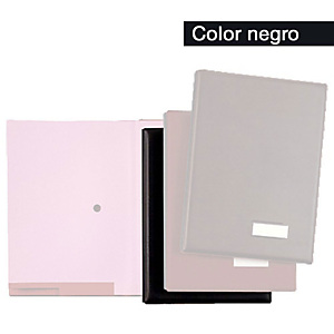 PARDO Premium Portafirmas de fuelle, 18 separadores, negro PARDO Premium Portafirmas de fuelle, 18 separadores, negro