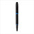 Parker IM Vibrant Ring Stylo plume corps acier Noir - encre Bleue - Etui cadeau avec recharge - 1