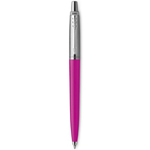 Parker Jotter Original - Stylo bille rétractable pointe moyenne corps rose Magenta - encre bleue