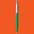 Parker Jotter Originals Bolígrafo retráctil de punta de bola, punta mediana, clásico cuerpo de plástico color verde, tinta azul - 3