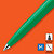 Parker Jotter Originals Bolígrafo retráctil de punta de bola, punta mediana, clásico cuerpo de plástico color verde, tinta azul - 4