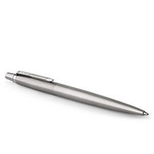 Parker Jotter - Stylo bille rétractable pointe moyenne corps acier chromé - encre bleue Parker Jotter - Stylo bille rétractable pointe moyenne corps acier chromé - encre bleue