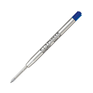 Parker QuinkFlow, Recambio para bolígrafo de punta de bola, punta fina de 0,5 mm, tinta azul