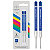 Parker QUINKflow Recharge stylo bille Jotter pointe moyenne - encre bleue - lot de 2 - 1