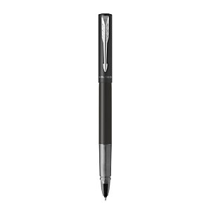 Parker Vector XL Bolígrafo roller, punta mediana, cuerpo negro, tinta azul